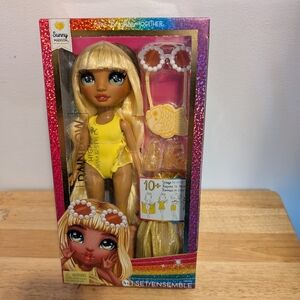 Sunny Madison Rainbow Doll - Yellow Brand New With Tag